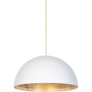 Industriële hanglamp wit met goud 50 cm - Magna Eco
