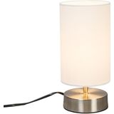 QAZQA Milo - Moderne Tafellamp - 1 Lichts - H 260 Mm - Wit - Industrieel - Woonkamer - Slaapkamer