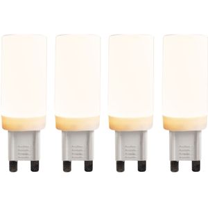 Set van 4 G9 3-staps dimbare LED lampen 4,5W 500 lm 2700K