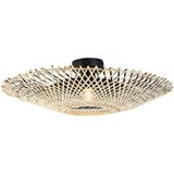 Oosterse plafondlamp bamboe 50 cm - Rina