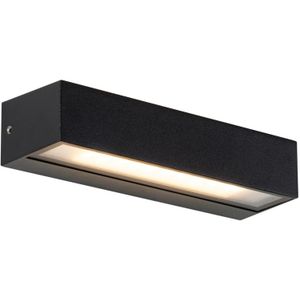 Moderne wandlamp zwart incl. LED IP65 - Steph
