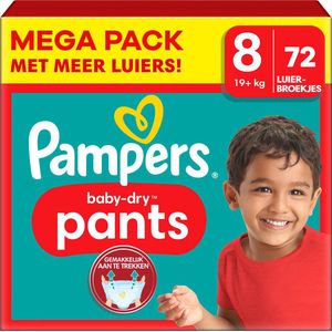 Pampers - Baby Dry Pants - Maat 8 - Mega Pack - 72 stuks - 19+ KG