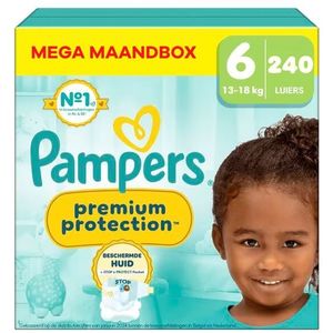 Pampers - Premium Protection - Maat 6 - Mega Maandbox - 240 Stuks - 13-18 kg