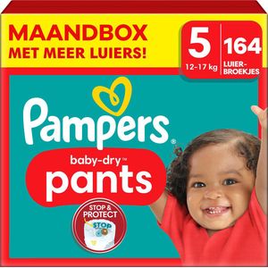 Pampers - Baby Dry Pants - Maat 5 - Maandbox - 164 stuks - 12/17KG