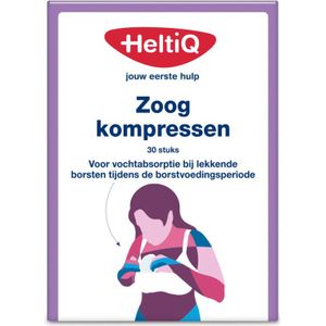 HeltiQ - Zoogcompressen - Fluweelzacht - 30 stuks