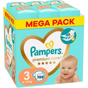Pampers - Premium Care - Maat 3 - Mega Pack - 120 luiers