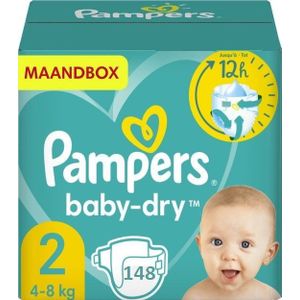 Pampers - Baby Dry - Maat 2 - Mega Pack - 148 luiers