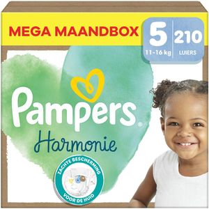 Pampers - Harmonie - Maat 5 - Mega Maandbox - 210 stuks - 11/16 KG