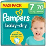 Pampers - Baby Dry - Maat 7 - Mega Pack - 70 stuks - 15+ KG