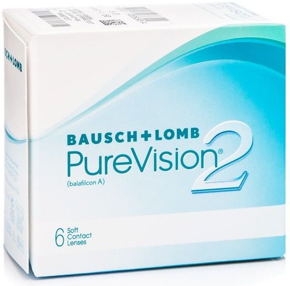 -1.75 - PureVision®2 - 6 pack - Maandlenzen - BC 8.60 - Contactlenzen
