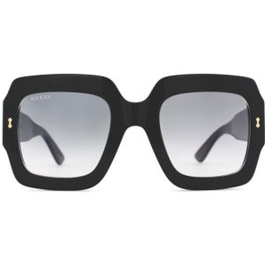Gucci Gg1111S 001 53 - vierkant zonnebrillen, vrouwen, zwart