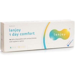 Proeflenzen - Lenjoy 1 Day Comfort (10 daglenzen) - daglenzen, sferische en asferische sport, Omafilcon A
