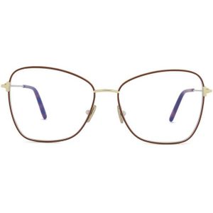 Tom Ford Ft5906-B 046 55 - brillen, vierkant, vrouwen, bruin