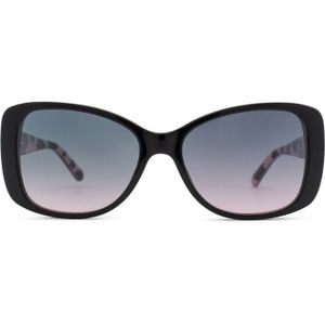 Moschino Love Mol054/S S3S JP 56 - rechthoek zonnebrillen, vrouwen, zwart