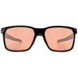 Oakley Portal X OO 9460 02 59 - rechthoek zonnebrillen, mannen, zwart, spiegelend