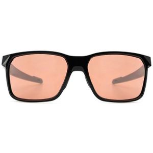 Oakley Portal X OO 9460 02 59 - rechthoek zonnebrillen, mannen, zwart, spiegelend