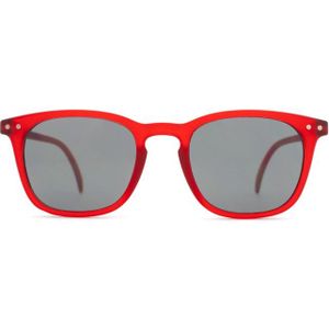 Izipizi Sun Junior #E Red (voor 5 - 10 jaar) - vierkant zonnebrillen, kinderen, rood