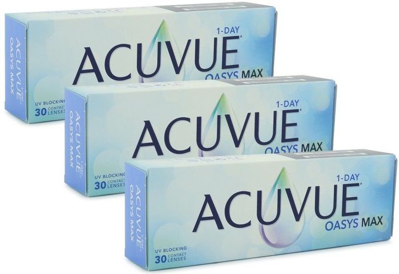 Acuvue - Oasys Max 1-Day - Daglenzen - 90 Lenzen - Silicone Hydrogel
