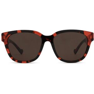 Gucci Gg1430Sk 003 57 - vierkant zonnebrillen, vrouwen, rood