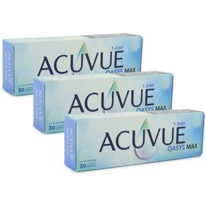 Acuvue - Oasys Max 1-Day - Daglenzen - 90 Lenzen - Silicone Hydrogel