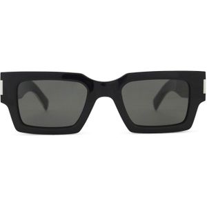 Saint Laurent SL 572 001 50 - rechthoek zonnebrillen, unisex, zwart