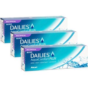 Dailies AquaComfort Plus Multifocal (90 lenzen) - daglenzen, multifocale sport, Nelfilcon A