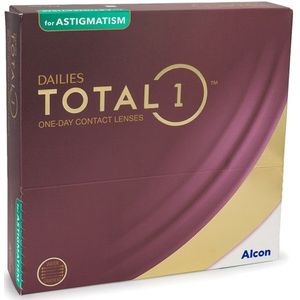 Alcon - DAILIES Total 1 for Astigmatism - Daglenzen - 90 Lenzen - Torisch Silicone Hydrogel
