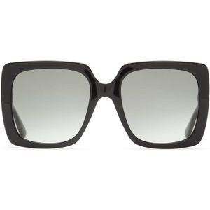 Gucci Gg0418S 001 54 - vierkant zonnebrillen, vrouwen, zwart