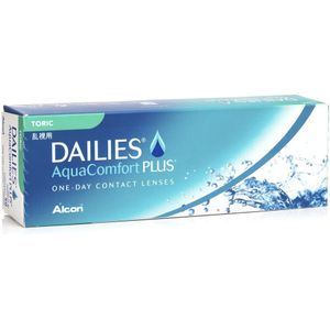 Dailies AquaComfort Plus Toric (30 lenzen) - daglenzen, torisch sport, Nelfilcon A