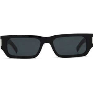 Saint Laurent SL 660 001 54 - rechthoek zonnebrillen, unisex, zwart