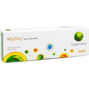 MyDay daily disposable CooperVision (30 lenzen) - daglenzen, silicone hydrogel sferische en asferische sport, stenfilcon A