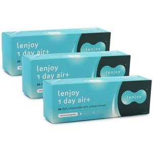 Lenjoy 1 Day Air+ (90 lenzen) - daglenzen, silicone hydrogel sferische en asferische sport, Toulfilcon B