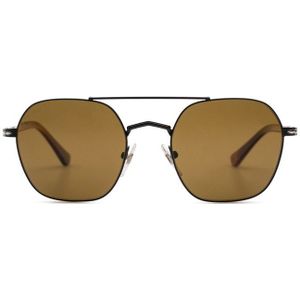 Persol Po2483S 109157 52 - vierkant zonnebrillen, unisex, zwart, polariserend