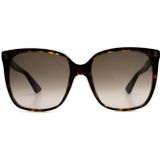 Gucci Gg0022S 003 57 - vierkant zonnebrillen, vrouwen, bruin