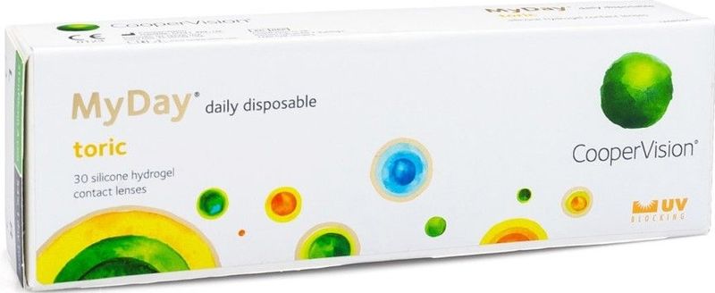 MyDay daily disposable Toric CooperVision (30 lenzen) - daglenzen, torisch sport, Stenfilcon A
