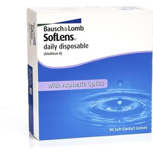 SofLens Daily Disposable (90 lenzen) - daglenzen, sferische lenzen sport, Hilafilcon B
