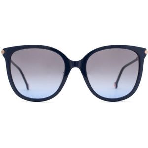 Carolina Herrera CH 0023/S PJP GB 55 - vierkant zonnebrillen, vrouwen, blauw