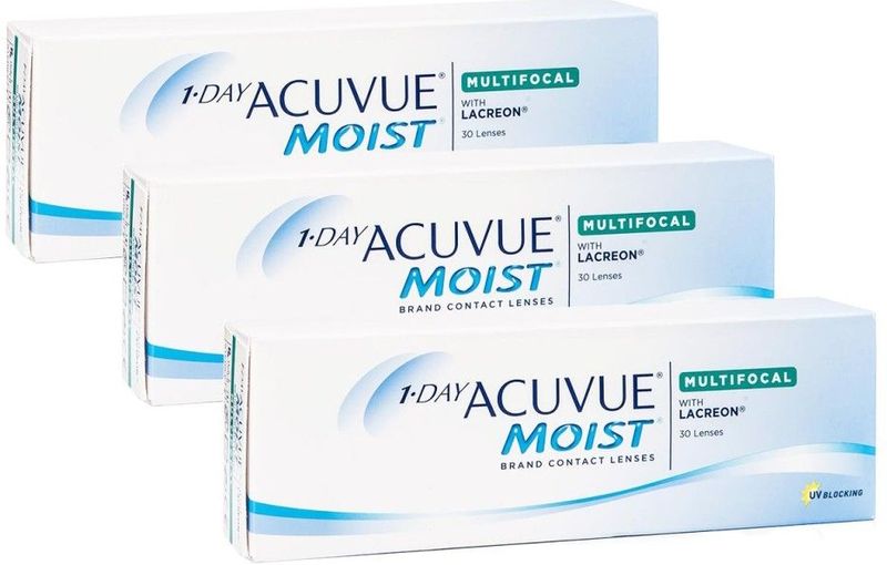 Johnson & Johnson - 1-Day Acuvue Moist Multifocal - Daglenzen - 90 Lenzen