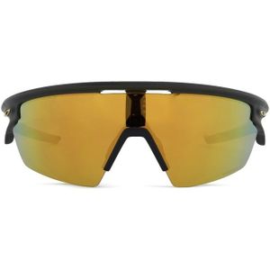 Oakley Sphaera OO 9403 940304 36 - rechthoek zonnebrillen, unisex, zwart, polariserend spiegelend