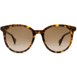 Gucci Gg1073Sk 003 54 - rond zonnebrillen, vrouwen, bruin