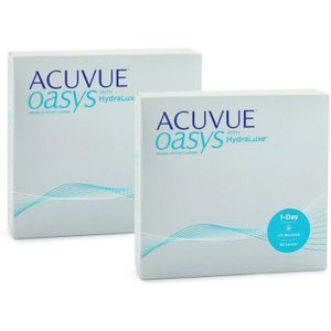 Acuvue Oasys 1-Day with HydraLuxe (180 lenzen) - daglenzen, silicone hydrogel sferische en asferische sport, Senofilcon A