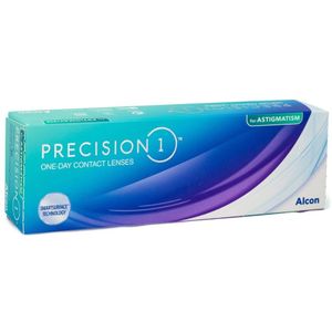 Precision1 for Astigmatism (30 lenzen) - daglenzen, torisch silicone hydrogel, Verofilcon A
