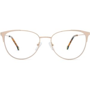Lentiamo Andrea Light Gold - computerbrillen, cat eye, vrouwen, goud