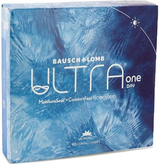 Bausch + Lomb Ultra One Day (90 lenzen) - daglenzen, silicone hydrogel sferische en asferische sport, Kalifilcon A