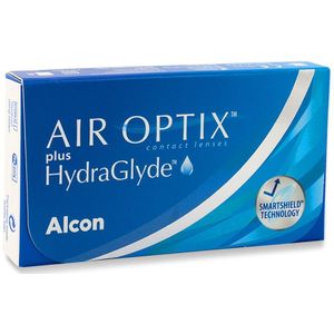 -3.75 - Air Optix® Plus Hydraglyde® - 6 pack - Maandlenzen - BC 8.60 - Contactlenzen