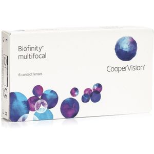 -0.50 - Biofinity® multifocal - +1.50 - D - 6 pack - Maandlenzen - BC 8.60 - Multifocale contactlenzen