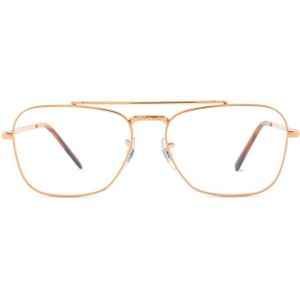 Ray-Ban New Caravan 0Rx3636V 3094 55 - brillen, vierkant, unisex, roos