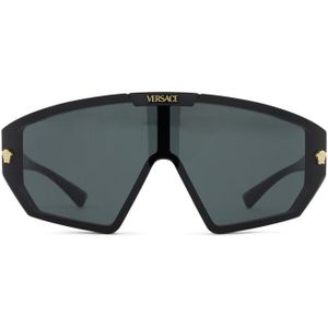 Versace 0VE 4461 Gb1/87 47 - rechthoek zonnebrillen, unisex, zwart