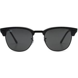 Ray-Ban Clubmaster Rb3016 1305B1 51 - vierkant zonnebrillen, unisex, zwart