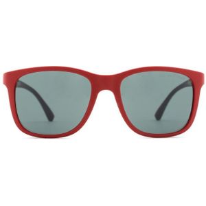 Emporio Armani EA 4184 562487 49 - vierkant zonnebrillen, unisex, rood